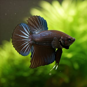 cá betta black blue