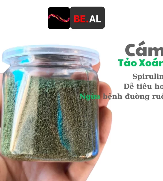 Cám tảo xoắn, bổ sung chất sơ khoáng chất từ tảo biển