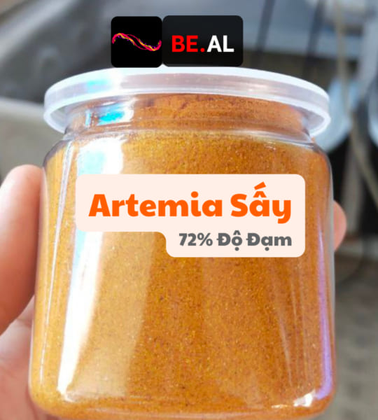 Artemia sấy khô 100g, thức ăn cho cá cảnh