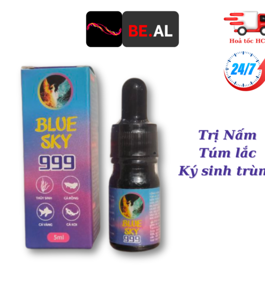 Blue sky 999 5ml- trị nấm ký sinh trùng – Shop Betta And Love