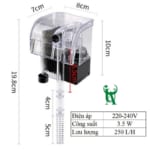 Lọc thác bể cá 3w