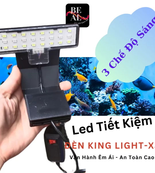 Đèn LED Thủy Sinh Kẹp Và Máng King Light X3