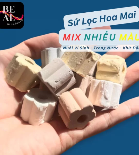 Sứ lọc hoa mai 500g, vật liệu lọc bể cá